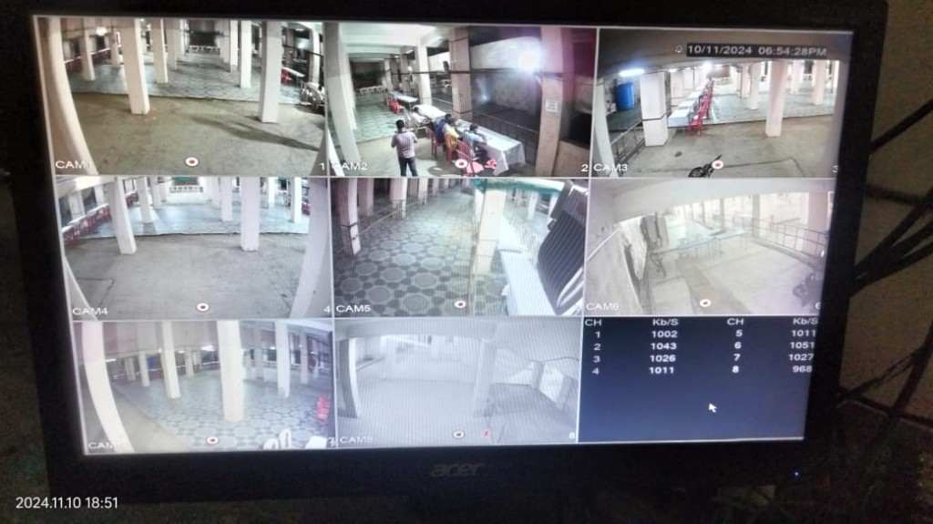 8-Channel Commercial Basement & Parking Monitor Station