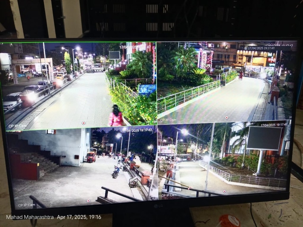 Commercial Street & Plaza IP CCTV Setup Mahad