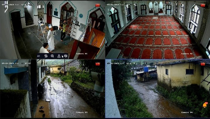 Mosque & Community Complex High-Angle CCTV Installation