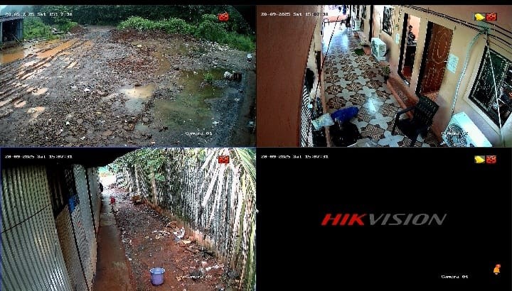 Residential Villa Hikvision Perimeter Security Raigad